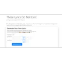 These Lyrics Do Not Exist logo