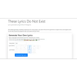 These Lyrics Do Not Exist logo